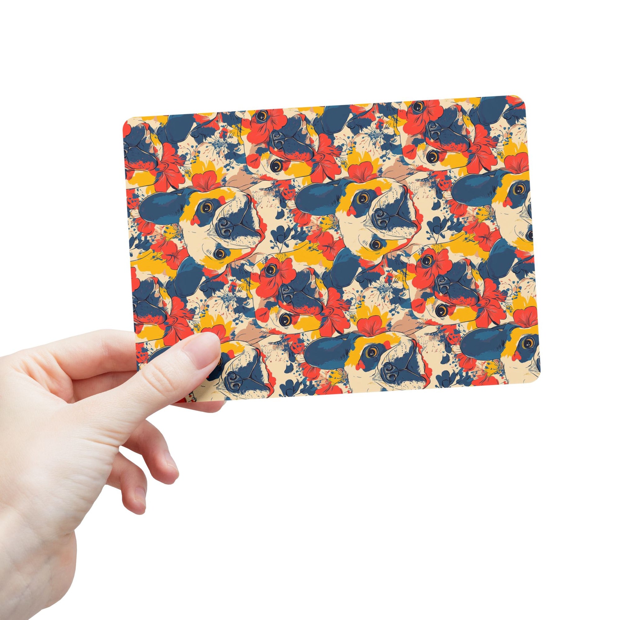 Bloom Pup Frenchietastic Splatter Postcards