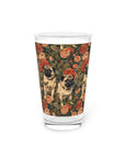 Blooming Pug Paradise Pint Glass