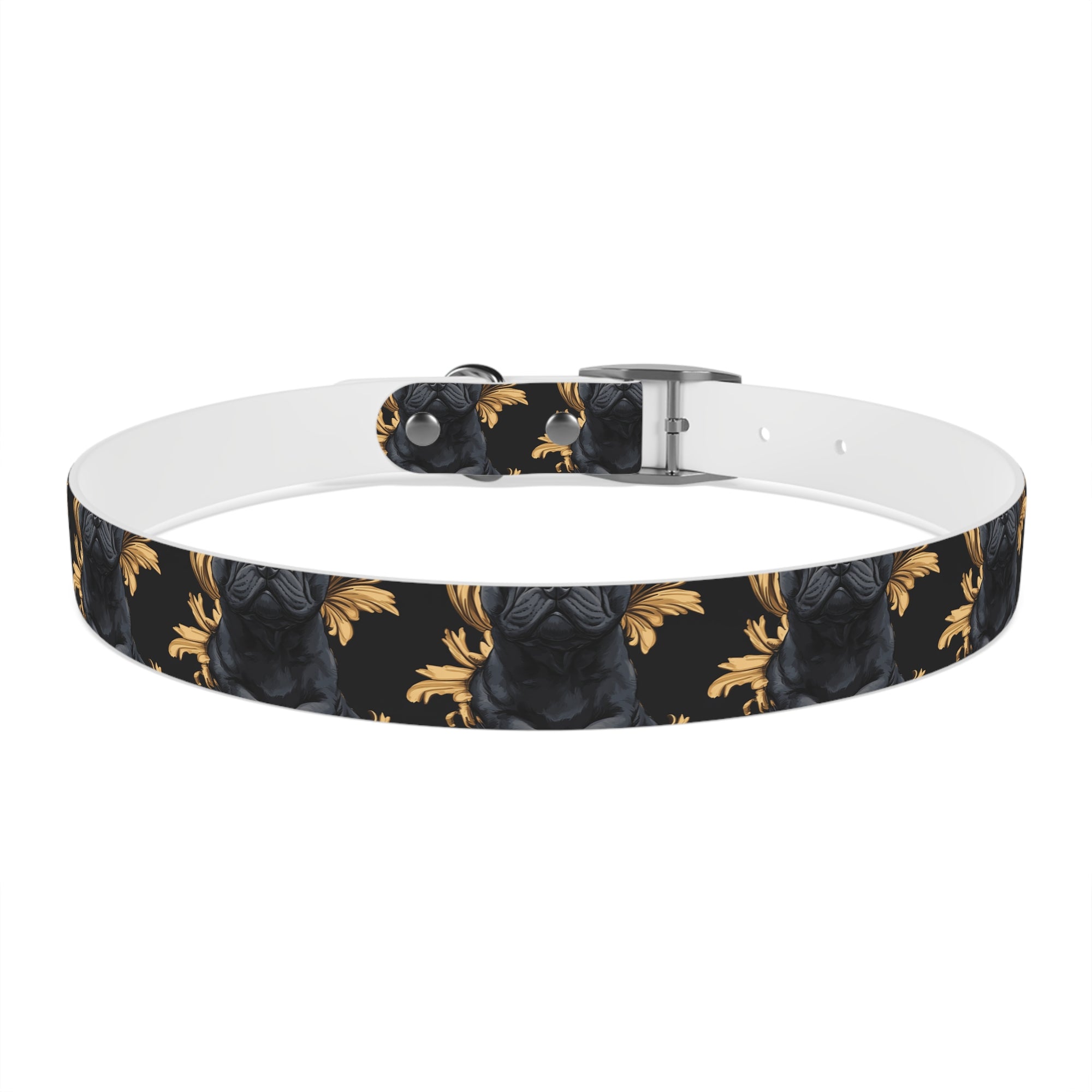 Regal Frenchie Noir Elegance Dog Collar