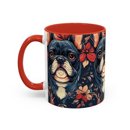 Gothic Rose Bulldog Noir Enchantment Accent Coffee Mug