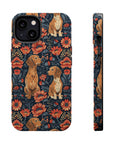 Floral Pawsome Dachsund Delight Magnetic Tough Cases