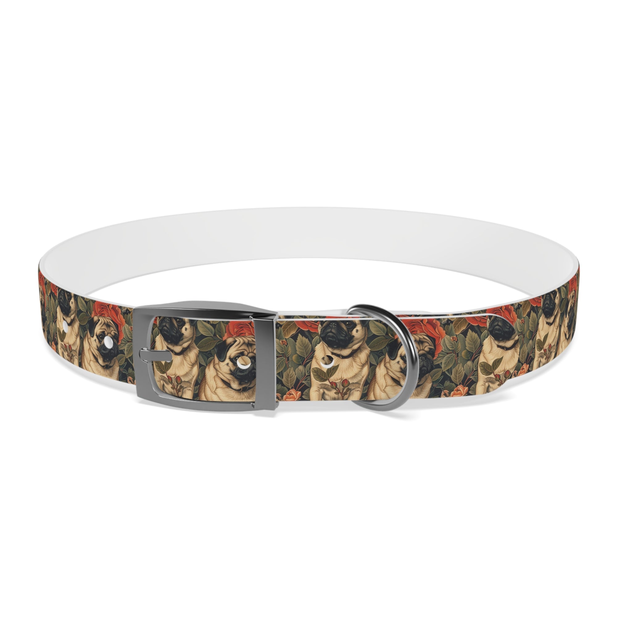 Blooming Pug Paradise Dog Collar