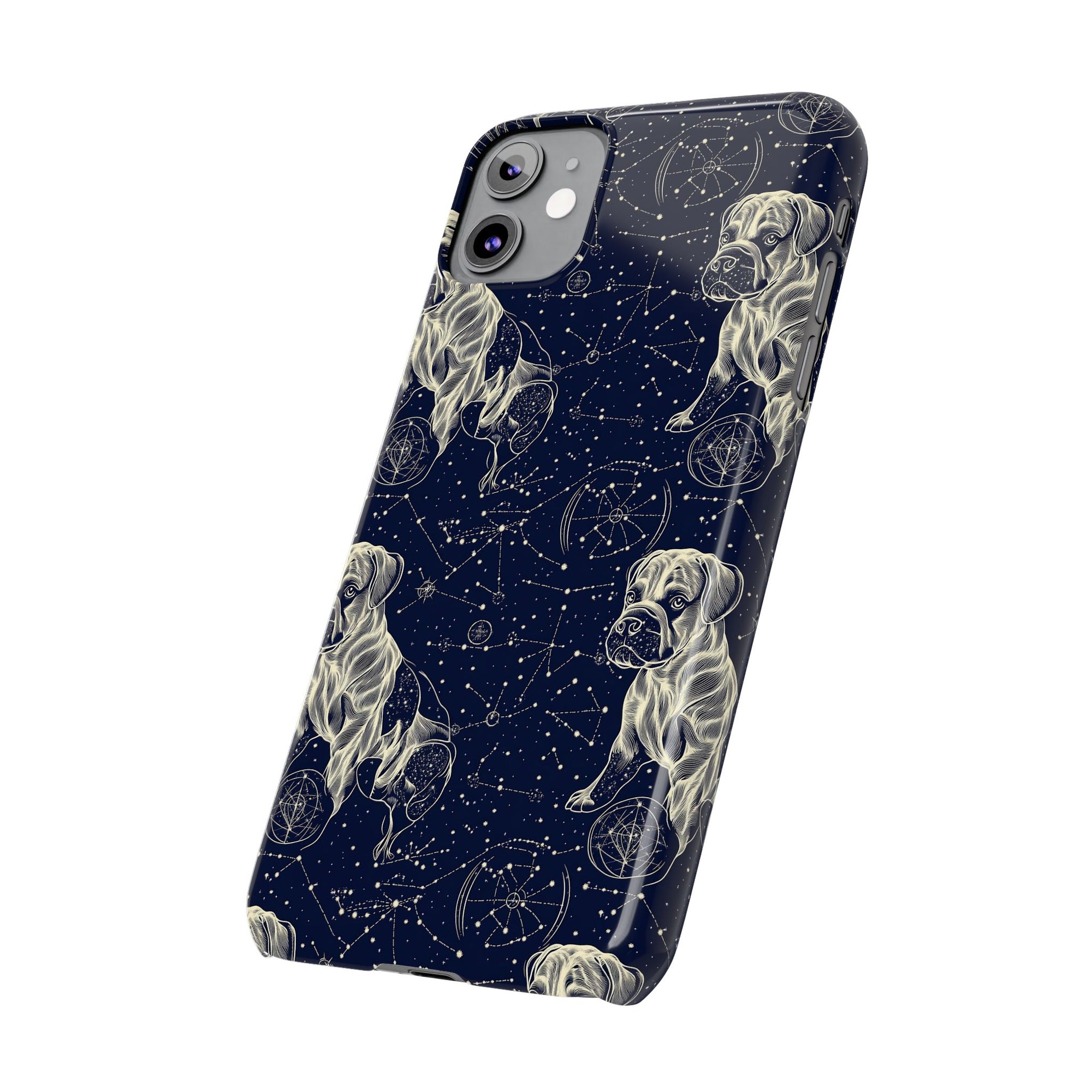 Celestial Boxer Bliss Slim Phone Cases