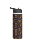 Modern Rottweiler Royalty Stainless Steel Water Bottle