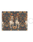 Beagle Buddies Meadow Magic Leather Card Holder