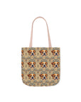 Bowtie Boxer Bliss Canvas Tote Bag