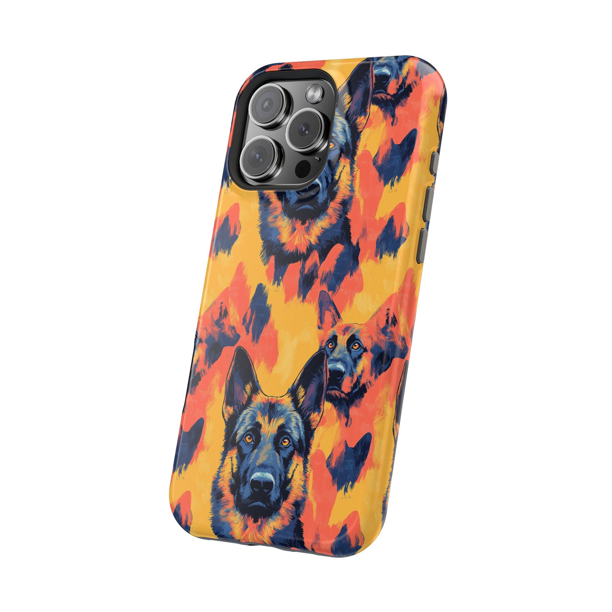 Impressionistic German Shepherds Magnetic Tough Cases