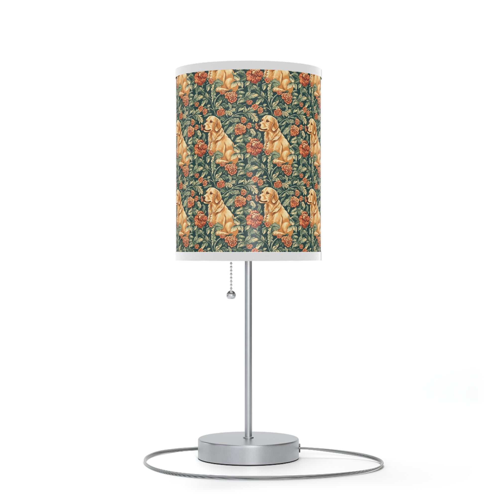 Blooming Goldie Glam Lamp on a Stand