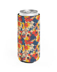 Bloom Pup Frenchietastic Splatter Slim Can Cooler