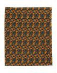 Safari Shepherd Strut Velveteen Plush Blanket