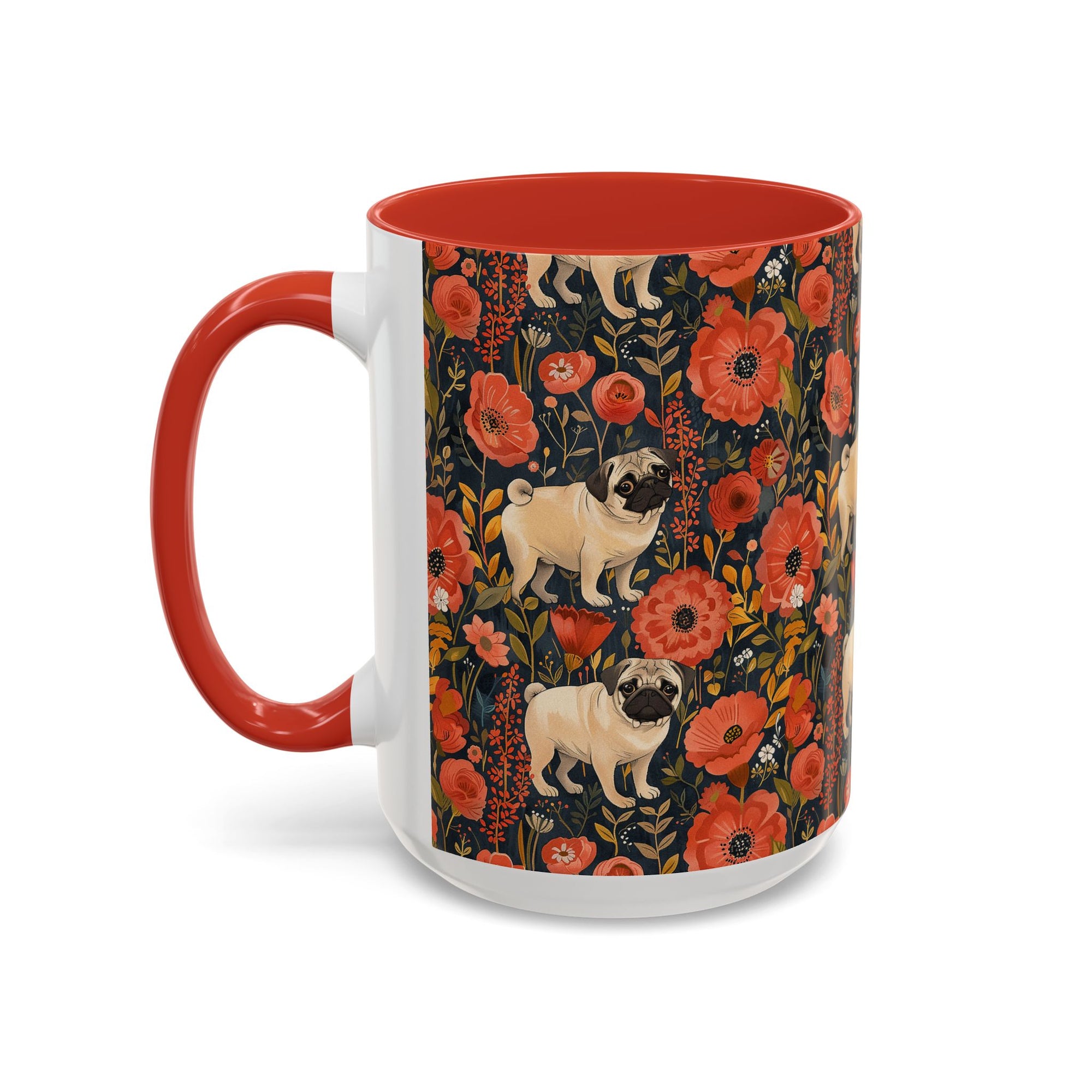 Pug Paradise Playpen Accent Coffee Mug