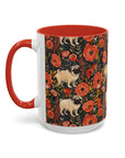 Pug Paradise Playpen Accent Coffee Mug