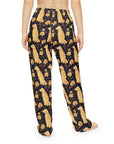 Golden Paws Floral Frenchie Women's Pajama Pants