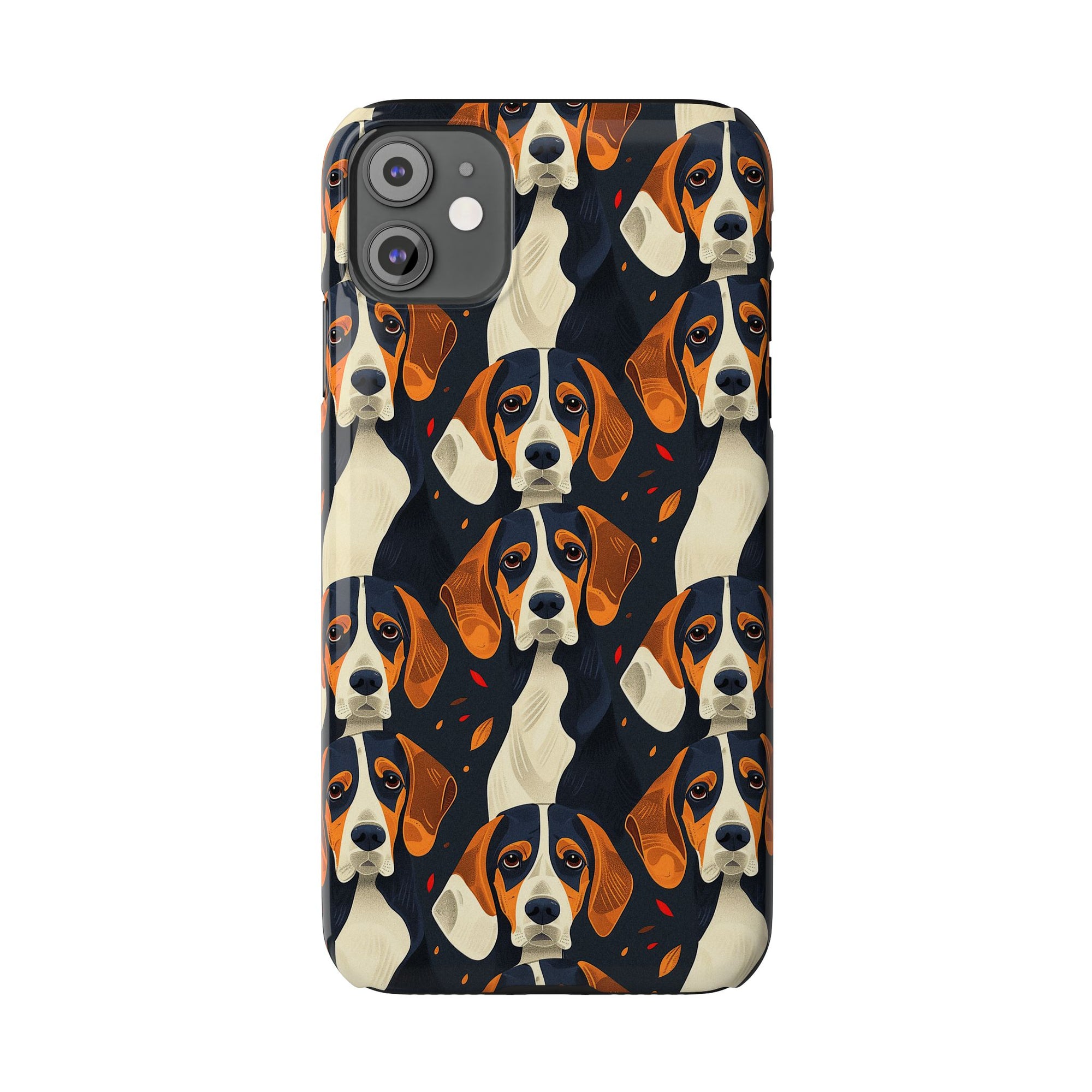 Beagle Glimmer Gaze Glamour Slim Phone Cases