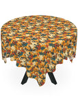 Frenchie Glow-Up Galore Tablecloth