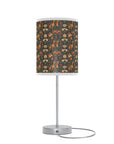 Dazzling Dachsund Blossoms & Foliage Lamp on a Stand