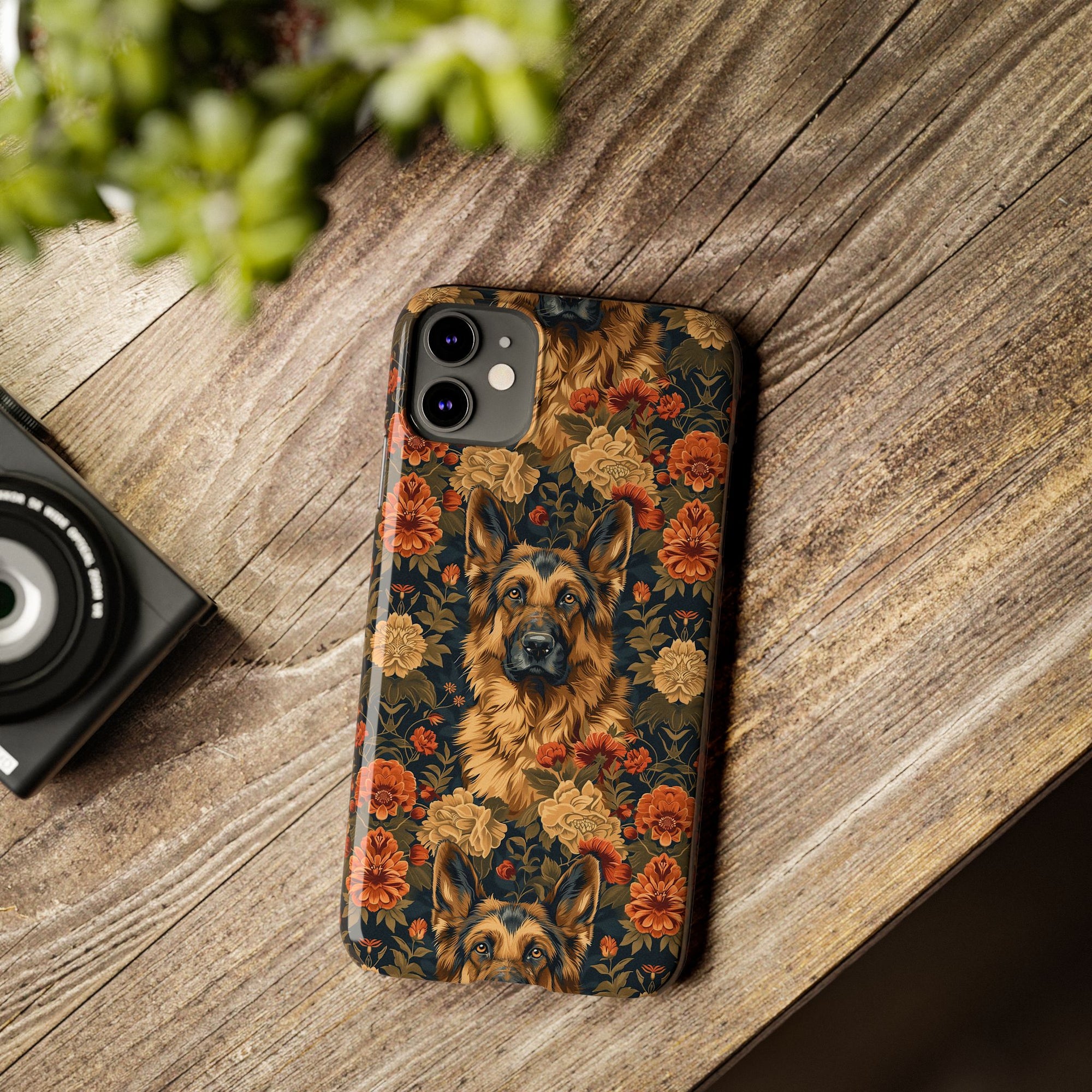 WhimsiWooly Shepherd Spritz Slim Phone Cases