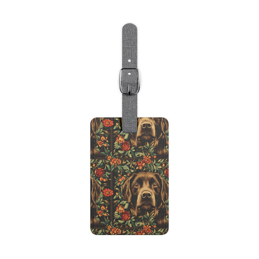 Labrador Lush Pooch Tapestry Luggage Tag