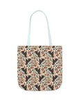 Blossoming Dachshunds Delight Canvas Tote Bag