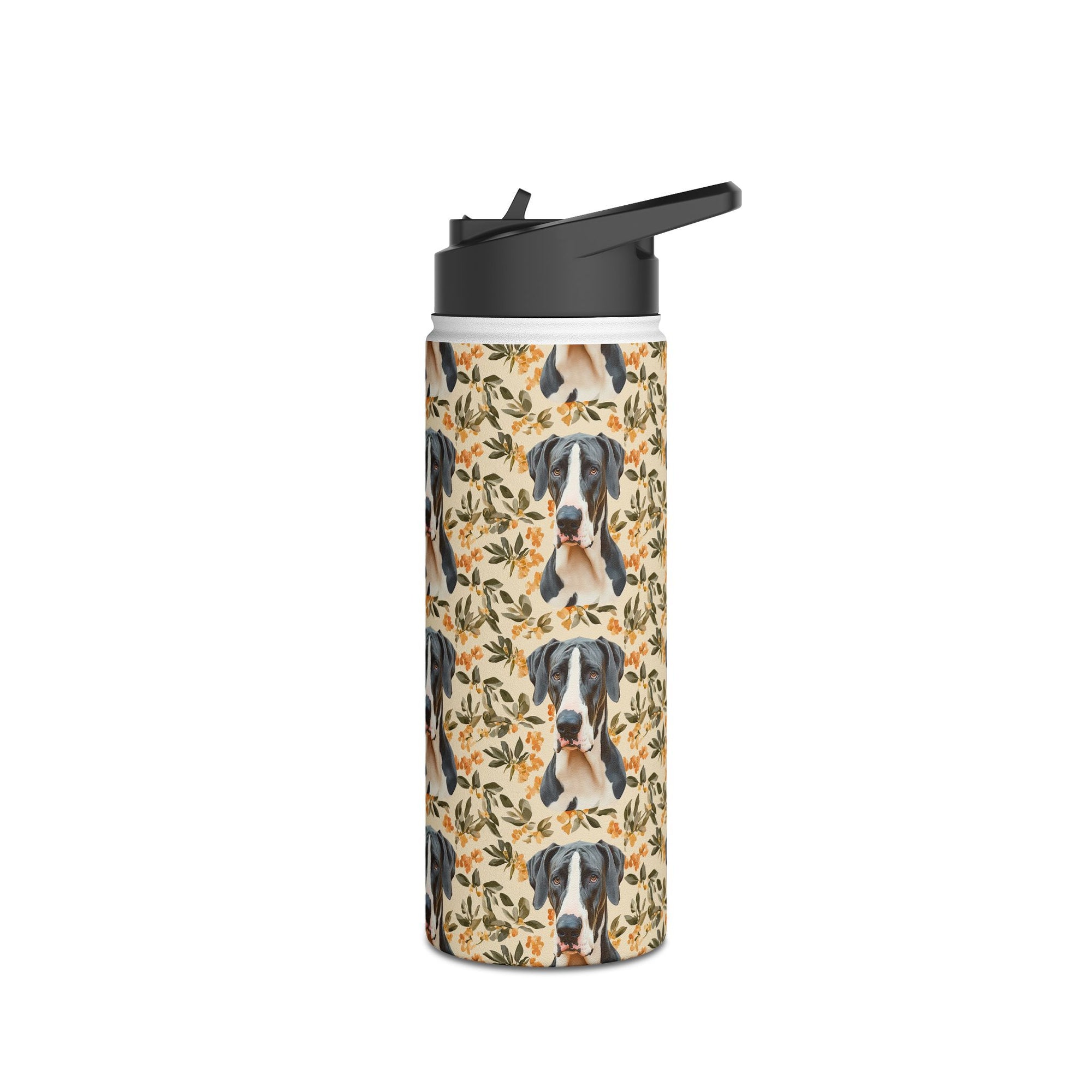 Majestic Great Dane Meadow Stainless Steel Water Bottle