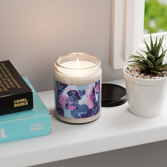 Funky Geometric Boxerista Scented Soy Candle