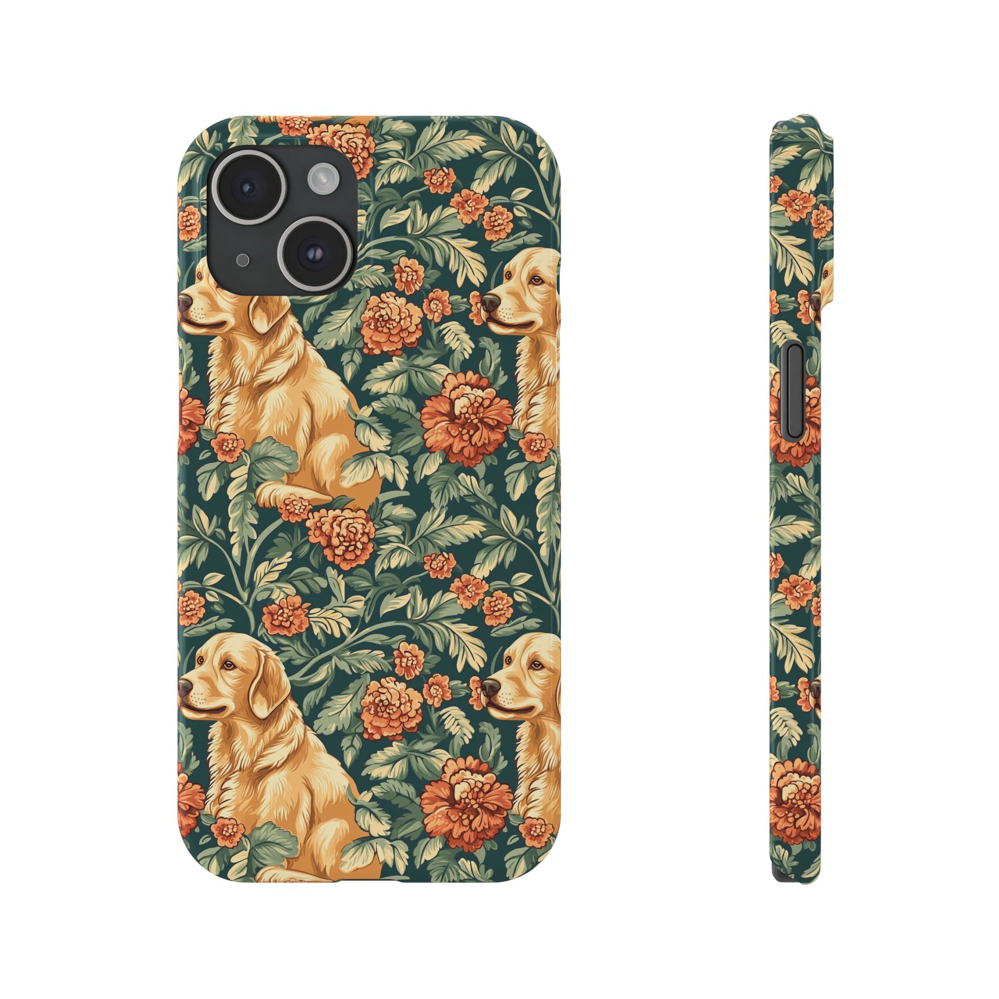 Blooming Goldie Glam Slim Phone Cases