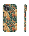 Blooming Goldie Glam Slim Phone Cases