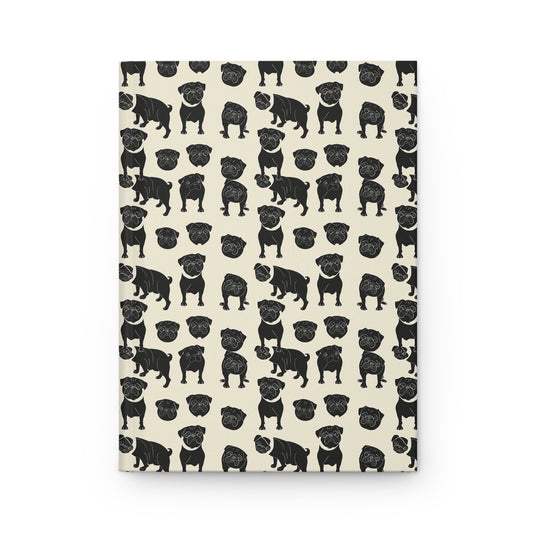 Puggie Pout Perfection Hardcover Journal Matte