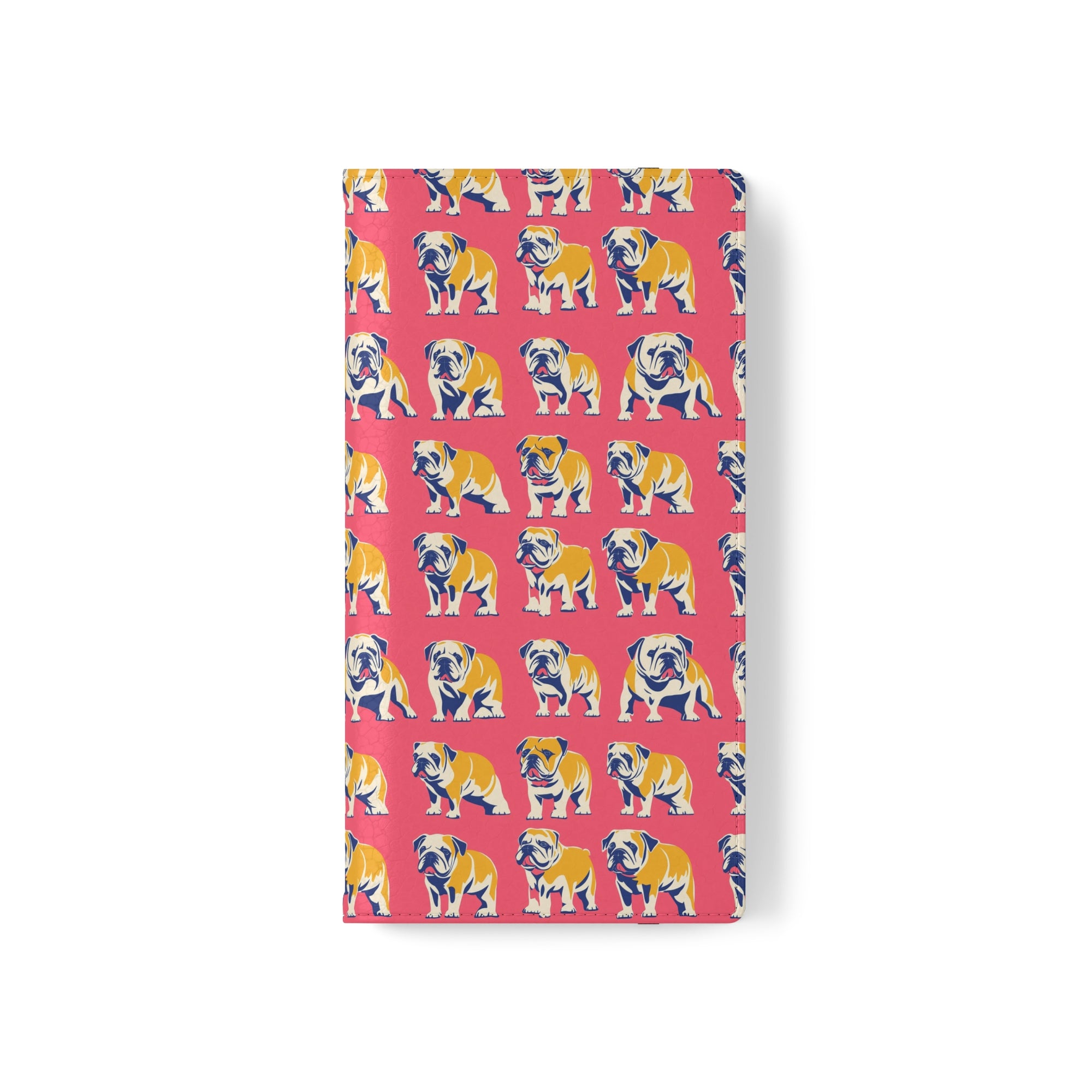 Bubblegum Glamour Bulldog Bouquet Flip Cases