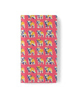 Bubblegum Glamour Bulldog Bouquet Flip Cases