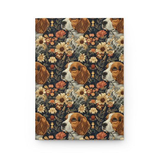 Beagle Blossoms Hardcover Journal Matte