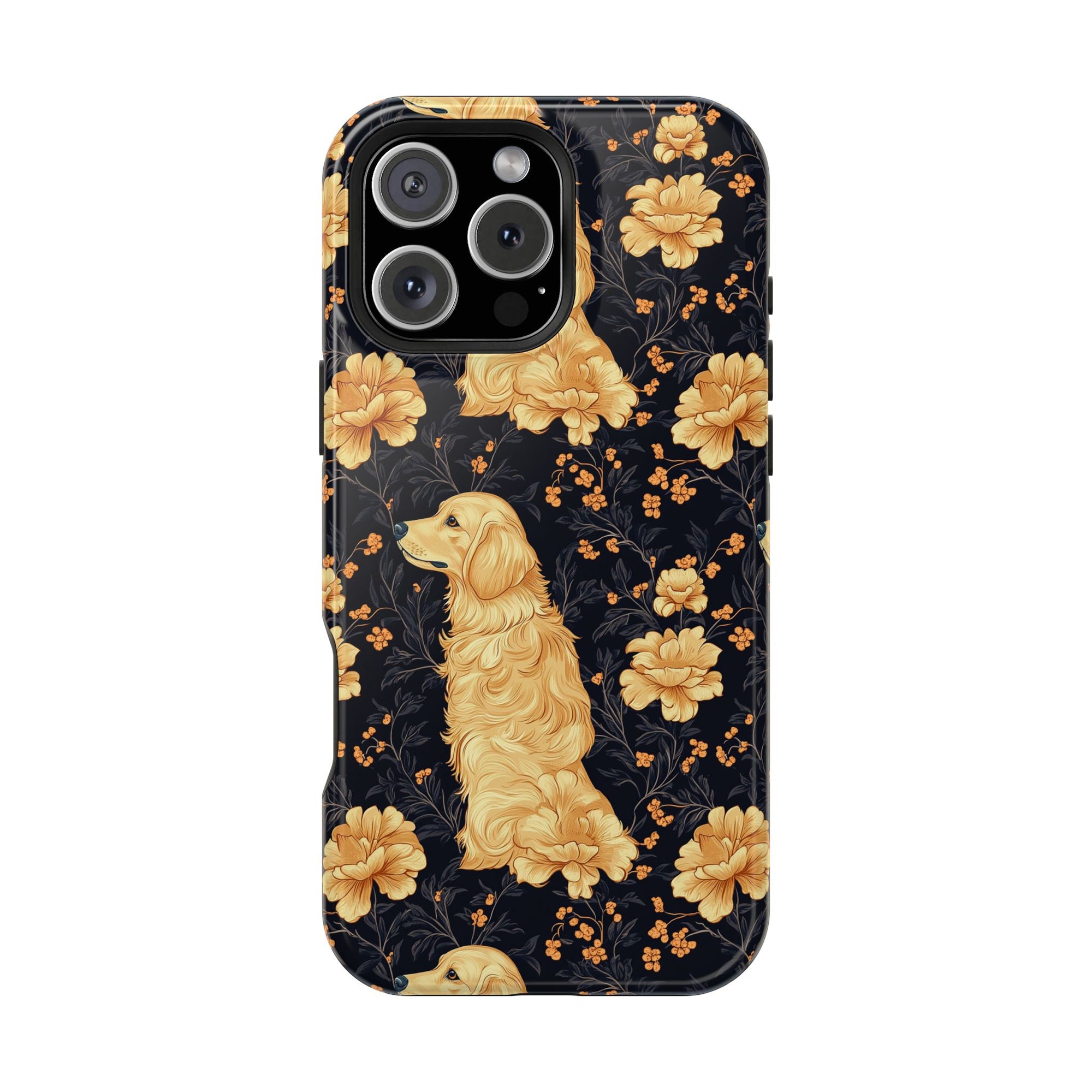 Golden Paws Floral Frenchie Magnetic Tough Cases