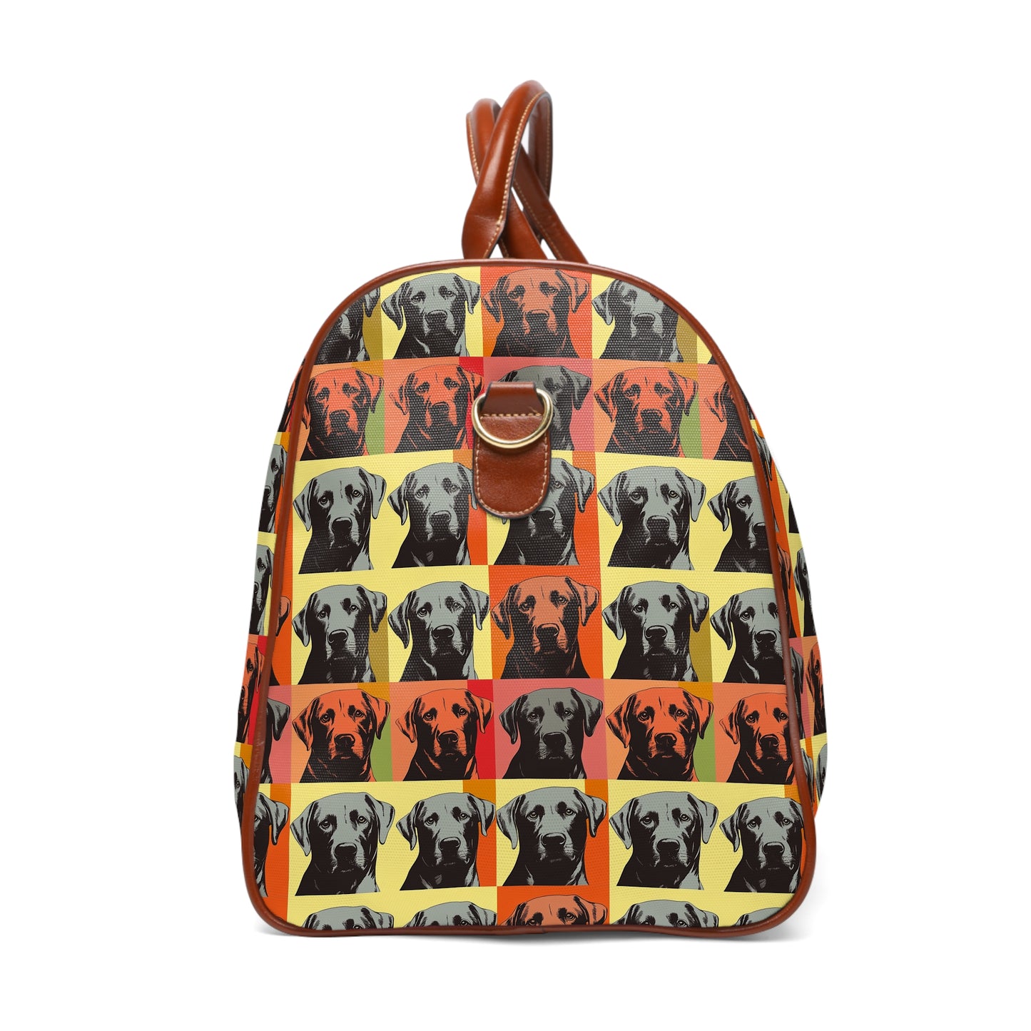 Whimsical Warhol Labrador Waterproof Travel Bag