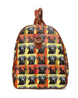 Whimsical Warhol Labrador Waterproof Travel Bag