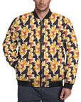 Modern Charm Labrador Chic Bomber Jacket