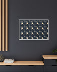 Frenchie Celestial Soar Matte Canvas, Framed