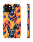 Impressionistic German Shepherds Magnetic Tough Cases