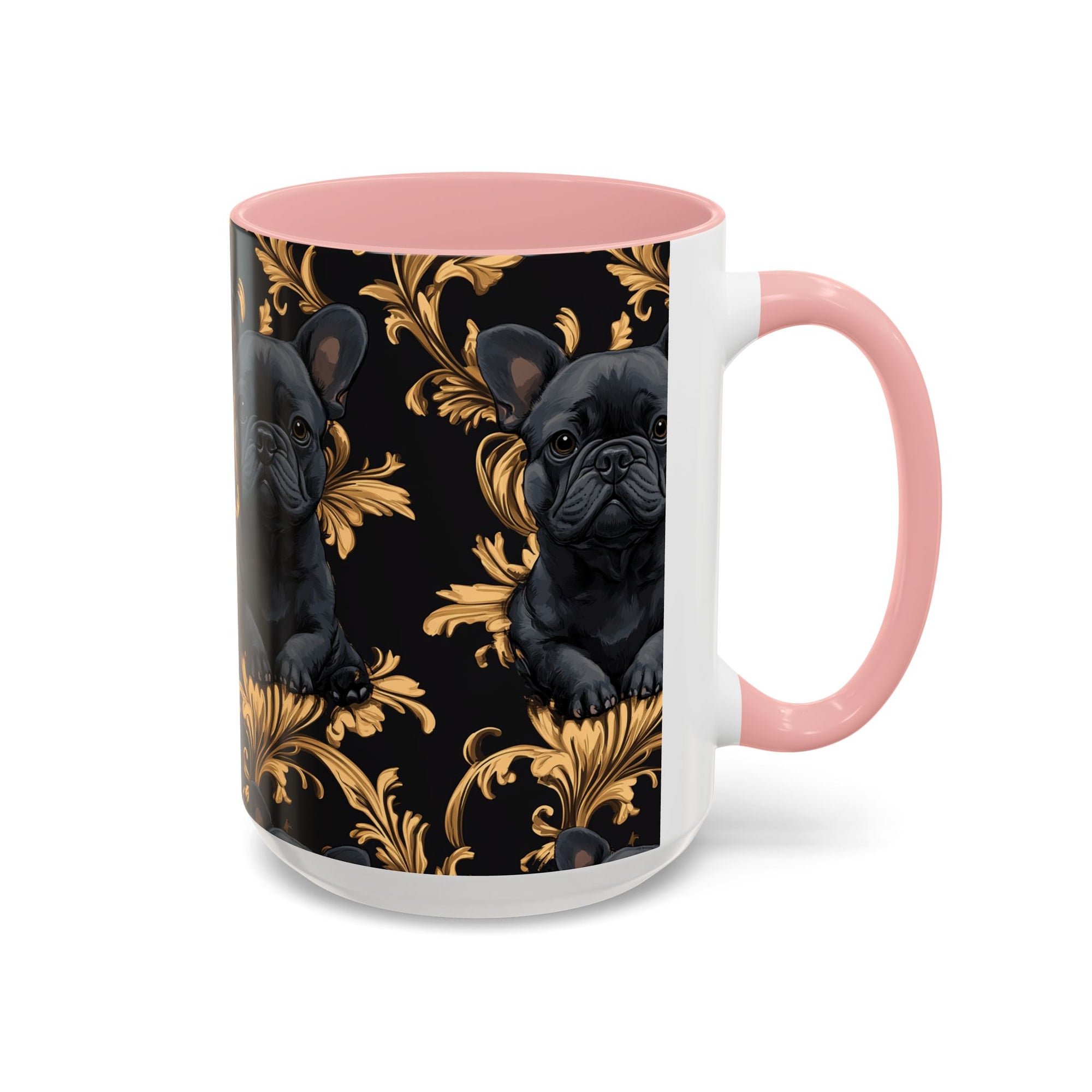 Regal Frenchie Noir Elegance Accent Coffee Mug