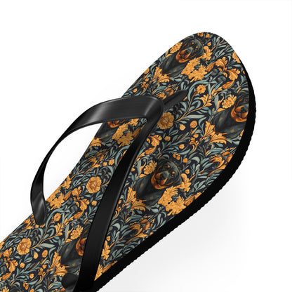 Ruffle Rottie Glamourific Flip Flops