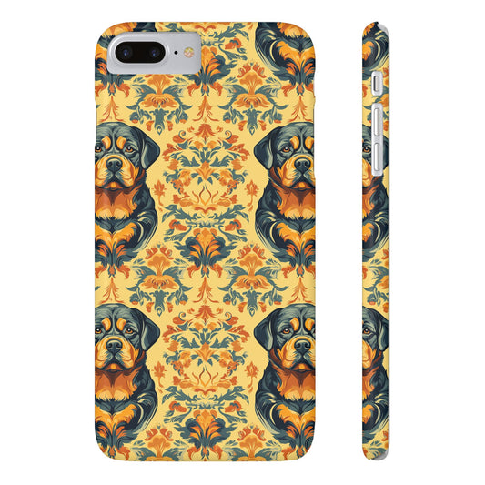 Royal Rottie Regalia Slim Phone Cases