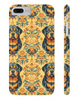 Royal Rottie Regalia Slim Phone Cases