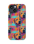 Rustic Charm Labrador Chic Slim Phone Cases