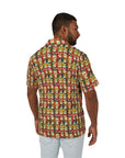 Corgi Chic Popart Pup Men's Hawaiian Camp Shirt