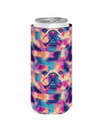 Dazzling Bulldog Chic Slim Can Cooler