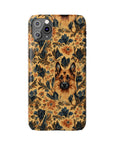 Autumnal German Shepherd Glamour Slim Phone Cases