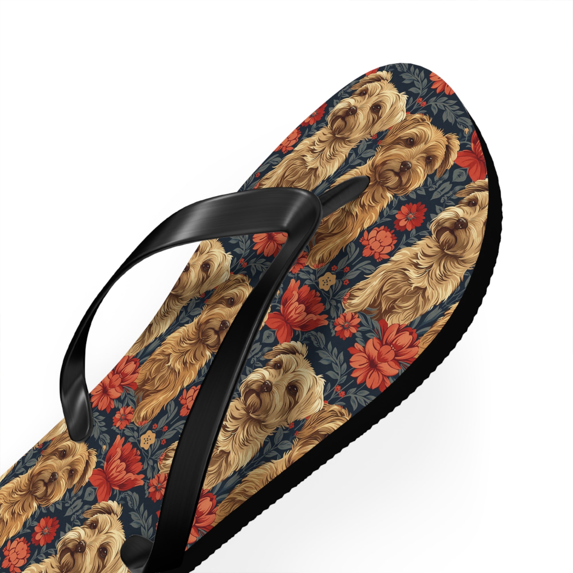 Yorkie Charm Twins Flip Flops