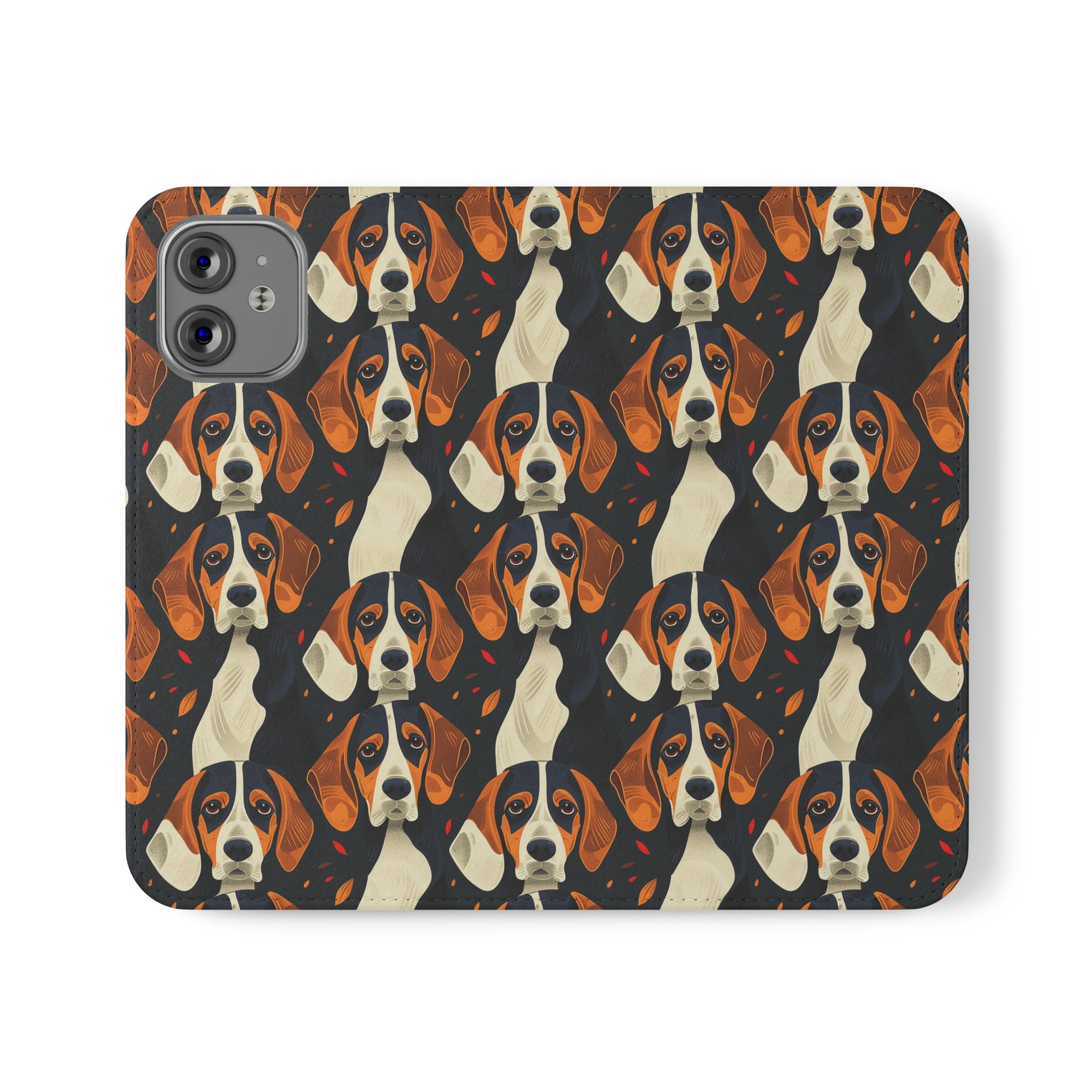 Beagle Glimmer Gaze Glamour Flip Cases