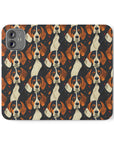 Beagle Glimmer Gaze Glamour Flip Cases