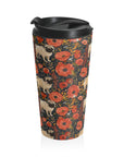 Pug Paradise Playpen Stainless Steel Travel Mug