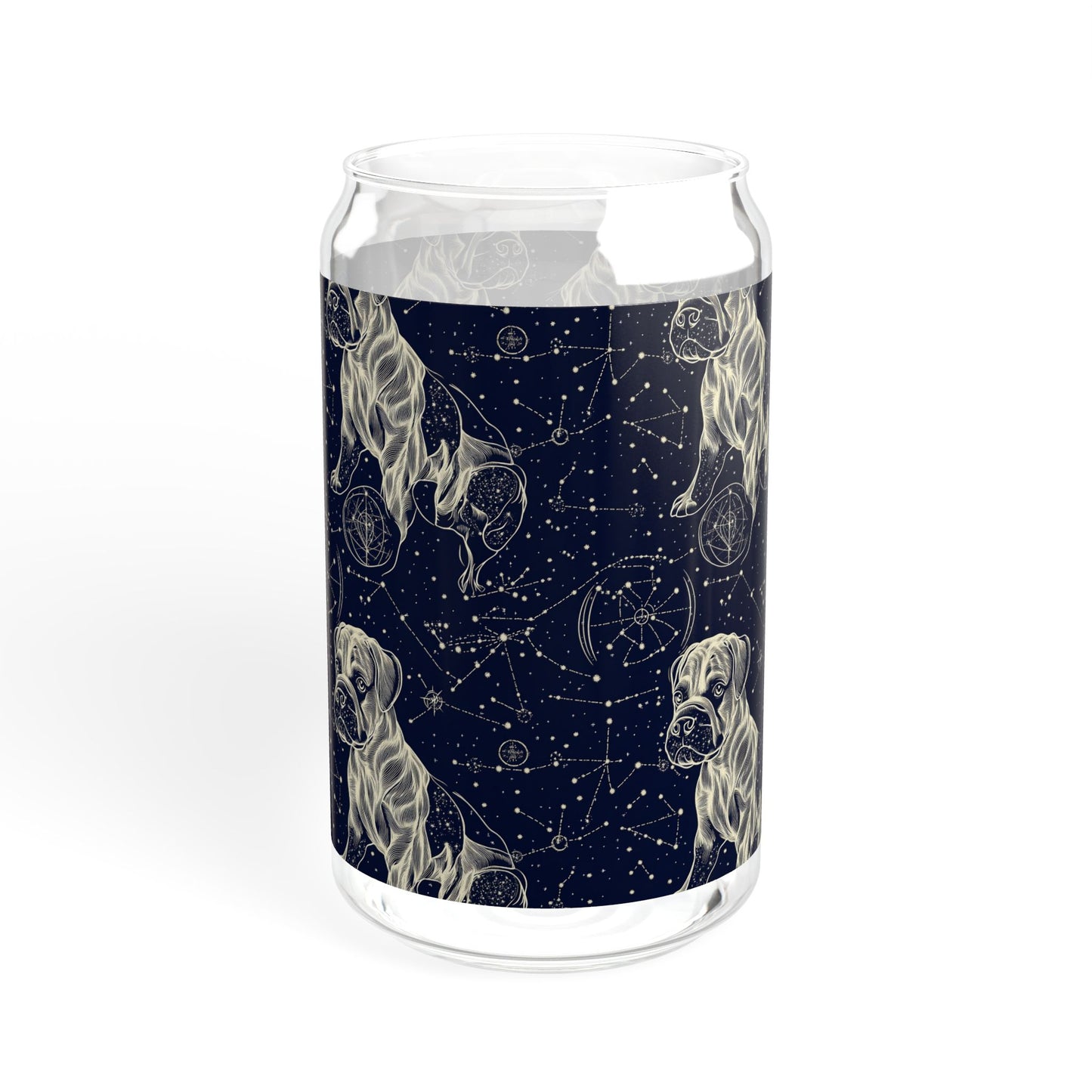 Celestial Boxer Bliss Sipper Glass